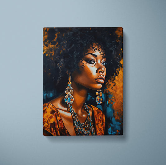 Afro Queen - Canvas